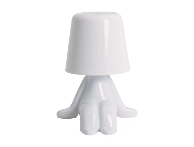 Leitmotiv Tafellamp Glossy DJ wit