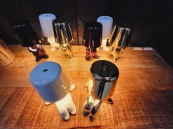 Leitmotiv Tafellamp Glossy DJ wit