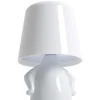Leitmotiv Tafellamp Glossy TJ wit