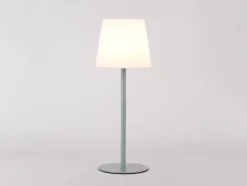 Leitmotiv Tafellamp voor binnen en buiten lichtblauw