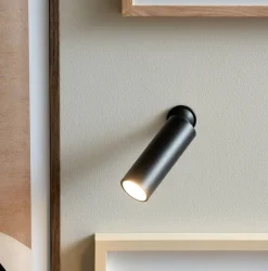 Leitmotiv Wandlamp magnetisch Paris - zwart