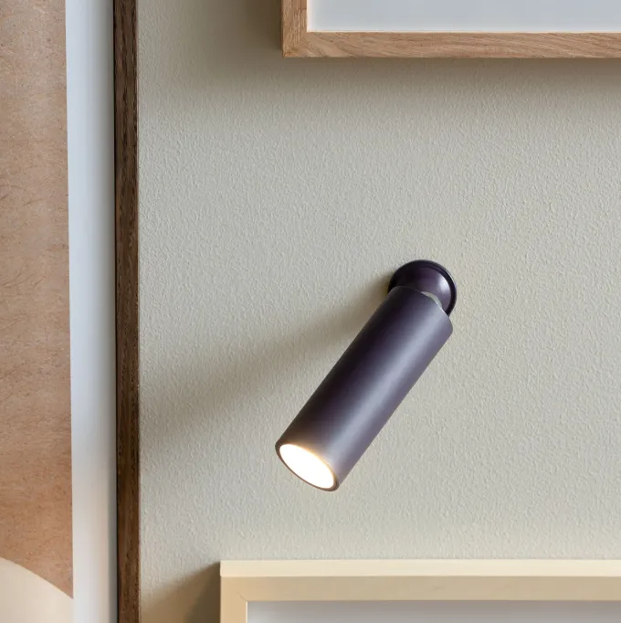 Leitmotiv Wandlamp magnetisch Paris - plum paars