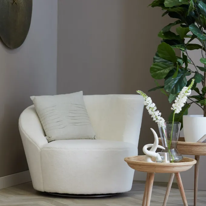 Light en Living Bijzettafel Set van 2 COLON naturel - Light en Living