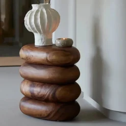 Light en Living Bijzettafel 45x31x48 cm FACUNDO hout naturel