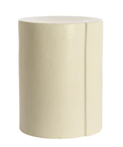 Light en Living Bijzettafel Ø33x44 cm CHULILLA keramiek mat crème