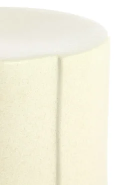 Light en Living Bijzettafel Ø33x44 cm CHULILLA keramiek mat crème