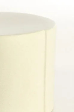 Light en Living Bijzettafel Ø42x34 cm CHULILLA keramiek mat crème