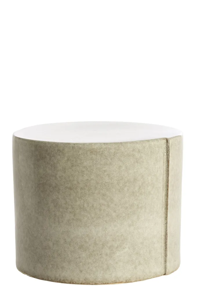 Light en Living Bijzettafel Ø42x34 cm CHULILLA keramiek grijs