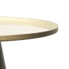 Light en Living Bijzettafel Ø58,5x37 cm JAY glans crème+mat bruin-brons