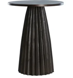Light en Living Bijzettafel Ø40x51 cm VEGLIA mat donker bruin
