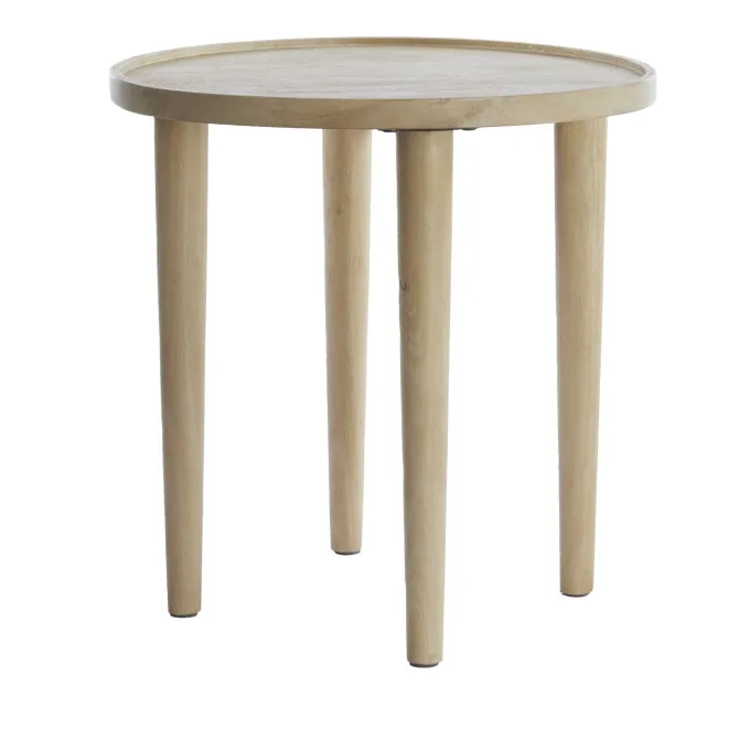 Light en Living Bijzettafel Ø49x49 cm QIANO mango hout naturel