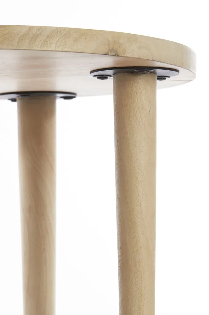 Light en Living Bijzettafel Ø49x49 cm QIANO mango hout naturel