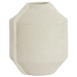 Light en Living Bloempot deco 35x32x57 cm NORIC mat crème