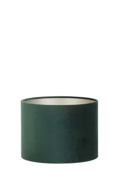 Light en Living Cilinder Lampenkap Velours Dutch Green - Diverse Maten
