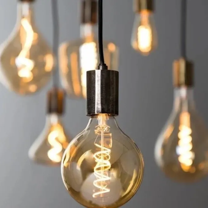 Light en Living Deco LED globe Ø12,5x17,5 cm Light 4W amber E27 dimbaar