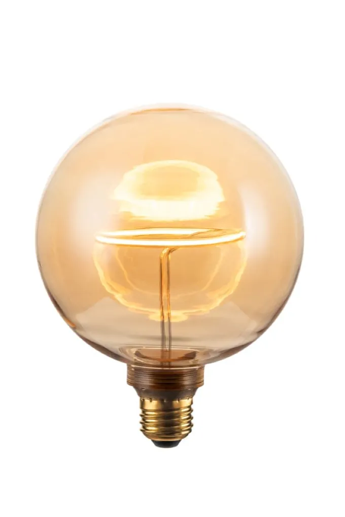 Light en Living Deco LED globe Ø12,5x16,5 cm LIGHT 4W amber E27 dimbaar