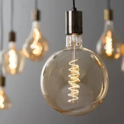Light en Living Deco LED globe Ø20x26 cm LIGHT 4W amber E27 dimbaar