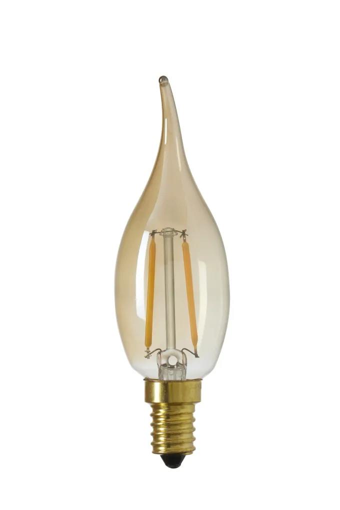 Light en Living Deco LED kaars Ø2,5x12 cm LIGHT 2W amber E14 dimbaar