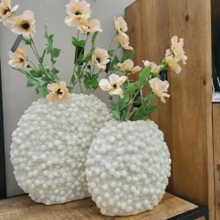 Light en Living Deco Vaas BERRIES 32x18x27,5 cm Beige – Light & Living