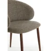 Light en Living Eetkamerstoel 57x56x74 cm ALUKO zwart-licht bruin+bruin