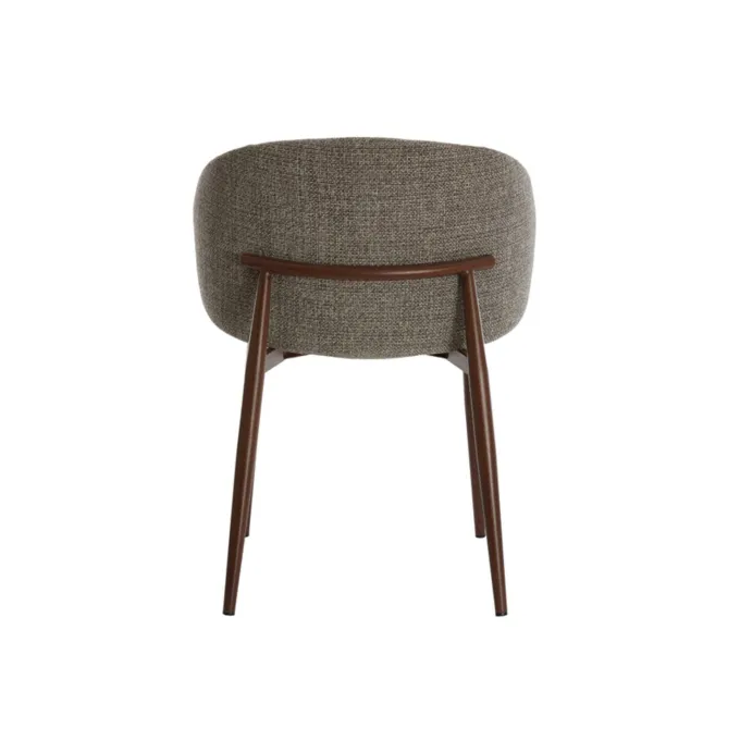 Light en Living Eetkamerstoel 57x56x74 cm ALUKO zwart-licht bruin+bruin