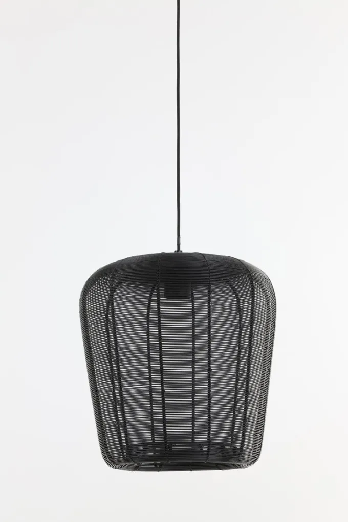 Light en Living Hanglamp Adeta in zwart of goud - Stijlvolle draadlamp in diverse maten