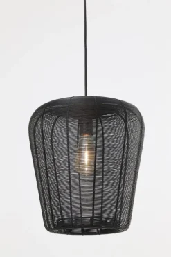 Light en Living Hanglamp Adeta in zwart of goud - Stijlvolle draadlamp in diverse maten