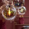 Light en Living Hanglamp Ø30 cm MEDINA glas rainbow+zwart showroommodel
