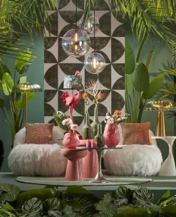 Light en Living Hanglamp Ø30 cm MEDINA glas rainbow+zwart showroommodel