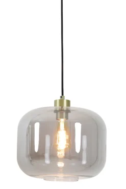 Light en Living Hanglamp JESSIE smoke glas Ø29,5x23 cm van Light & Living