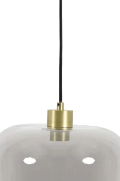 Light en Living Hanglamp JESSIE smoke glas Ø29,5x23 cm van Light & Living
