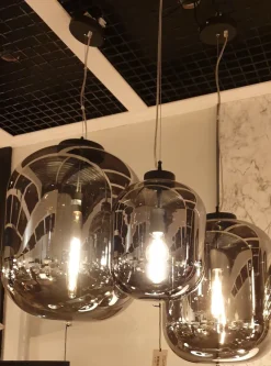 Light en Living Hanglamp JULIA Glas Smoke van Light & Living