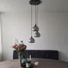 Light en Living Hanglamp Kai 3-lichts smoke glas Ø30x19 cm