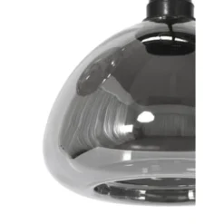 Light en Living Hanglamp Kai 3-lichts smoke glas Ø30x19 cm