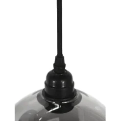 Light en Living Hanglamp Kai smoke glas 104x12,5 cm