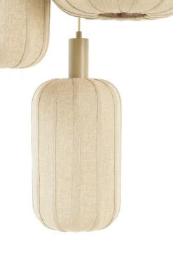 Light en Living Hanglamp 7L Ø53x104 cm TUFIA linnen naturel