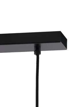 Light en Living Hanglamp 3L 100x16,5x32 cm LUKARO antiek brons+glas smoke