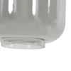 Light en Living Hanglamp 3L 100x22x32 cm LEKAR antiek brons met smoke glas