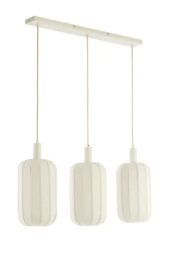 Light en Living Hanglamp 3L 80x21x34 cm TUFIA linnen cream