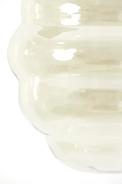 Light en Living Hanglamp MISTY goud+glas amber goud - 2 maten