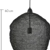 Light en Living Hanglamp Nikki - Zwart - Ø45cm