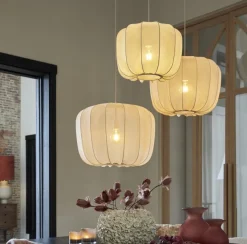 Light en Living Hanglamp PLUMERIA Ø50x37,5 cm - Zand - Light & Living
