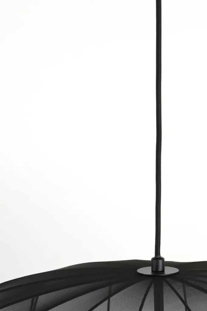Light en Living Hanglamp PLUMERIA zwart Ø40x30 cm - Sfeervolle Designverlichting