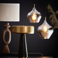 Light en Living Hanglamp RAKEL Antique brass klein