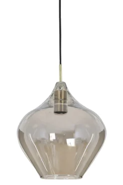 Light en Living Hanglamp RAKEL Antique brass klein