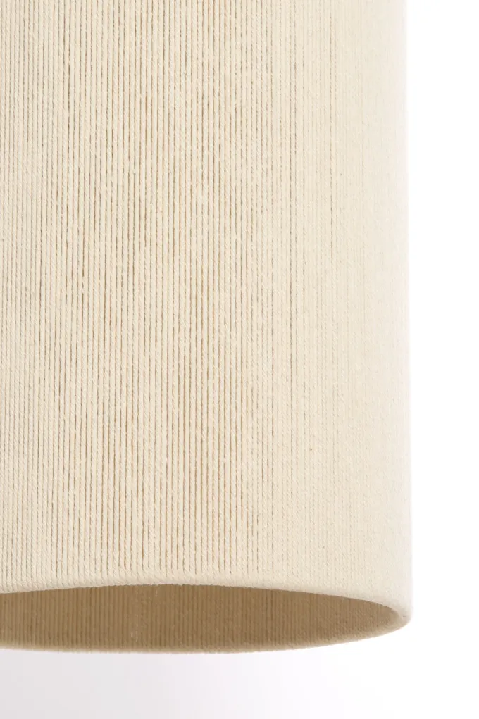 Light en Living Hanglamp Ø22x41,5 cm DANIA hout print naturel+touw crème
