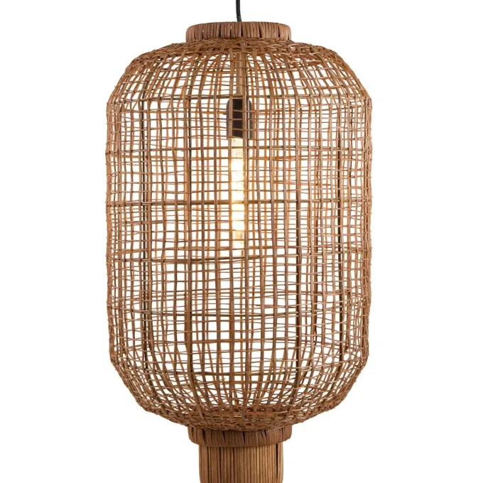 Light en Living Hanglamp Ø37x64,5 cm DORZAN rotan bruin