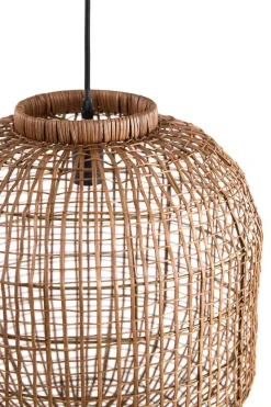 Light en Living Hanglamp Ø42x53,5 cm DORZAN rotan bruin