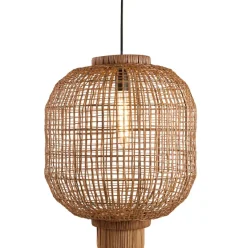 Light en Living Hanglamp Ø42x53,5 cm DORZAN rotan bruin