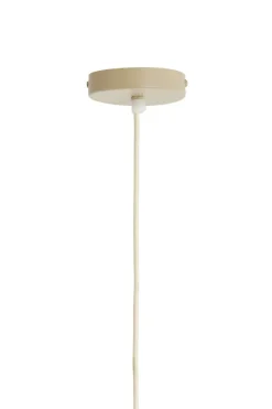 Light en Living Hanglamp Ø40x30 cm ESMIRIA naturel+olijfgroen